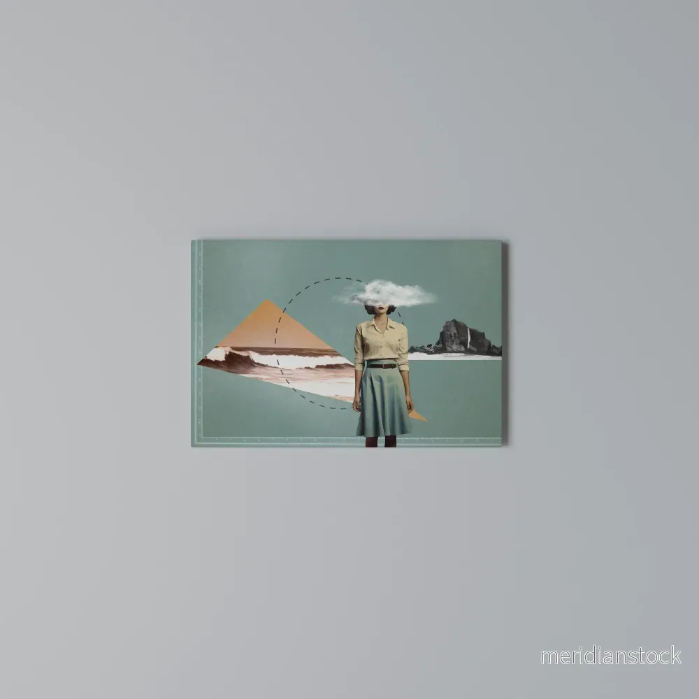 RETRO RESONANCE Horizontal Canvas Print - Bild 3