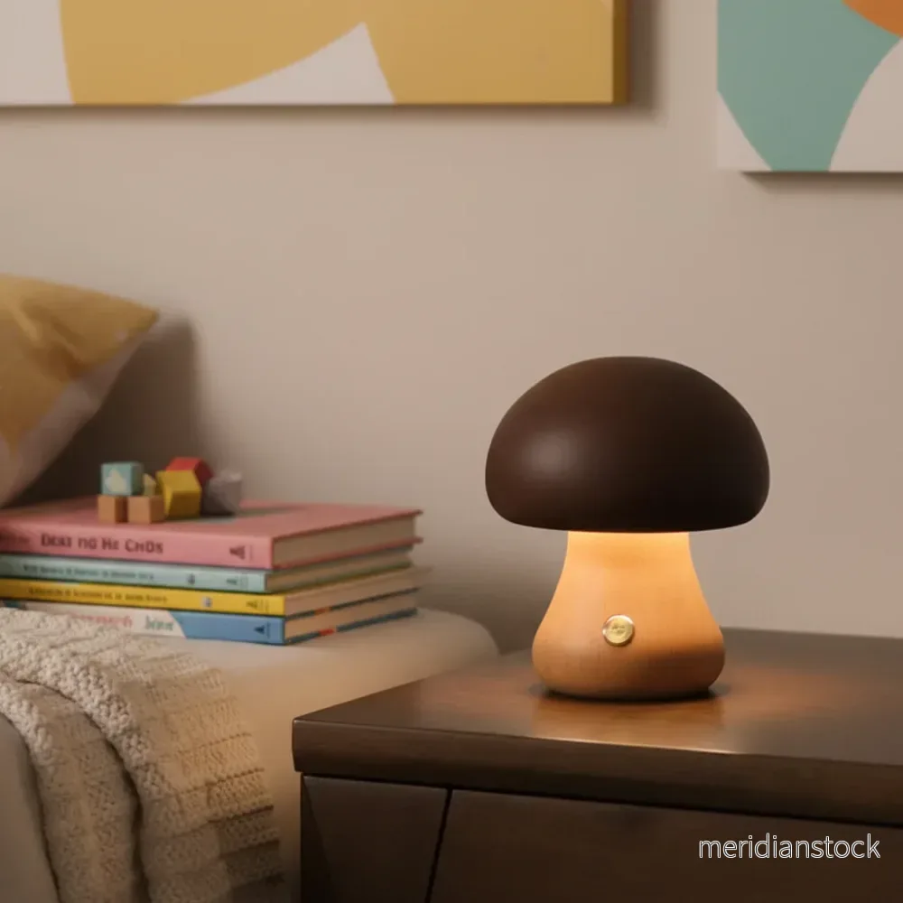 Trädlamp med svampmotiv - GlowMush