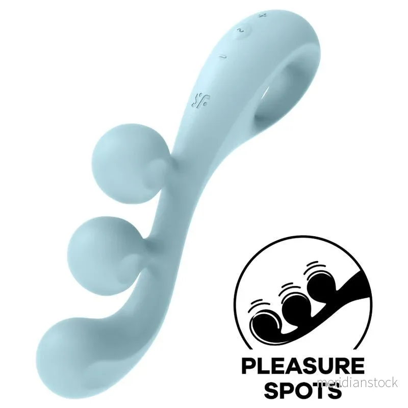 SATISFYER - TRI BALL 2 MULTI VIBRATOR BLUE - Bild 2