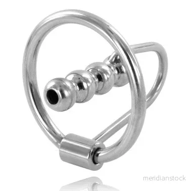 METAL HARD - GLAND RING WITH URETHRAL PLUG 30MM - Bild 2
