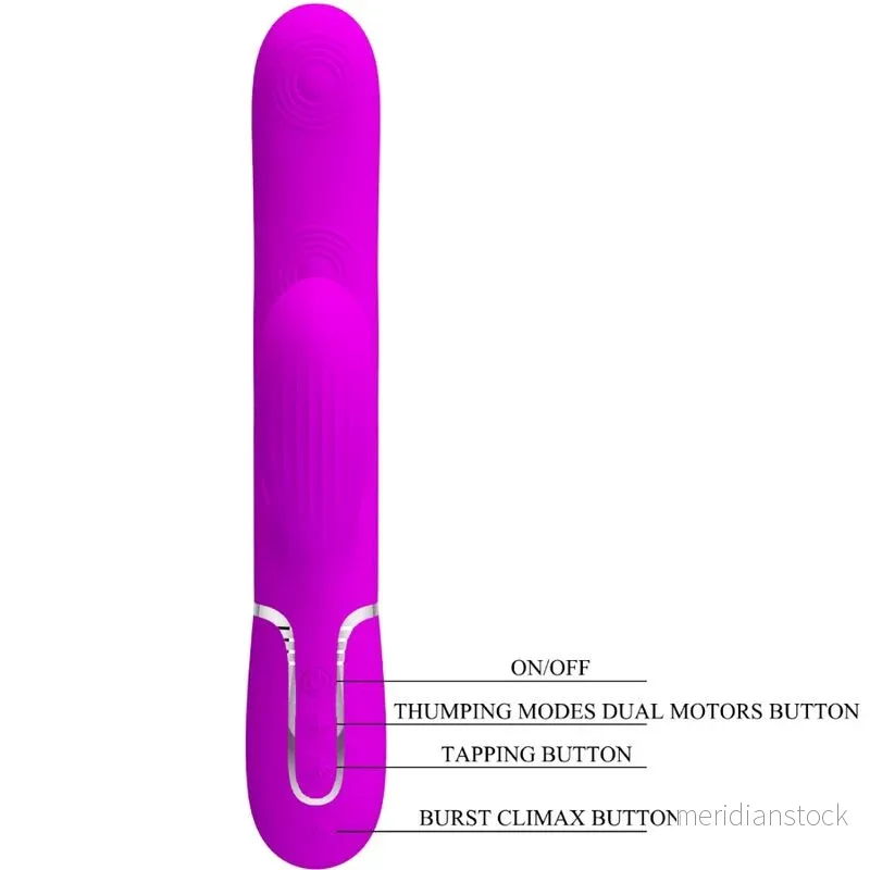 PRETTY LOVE - PERLITA MULTIFUNCTION 3 IN 1 G-SPOT VIBRATOR VIOLET - Bild 3