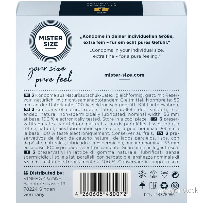MISTER SIZE - CONDOM SIZE M 53 MM (3 UNITS) - Bild 3
