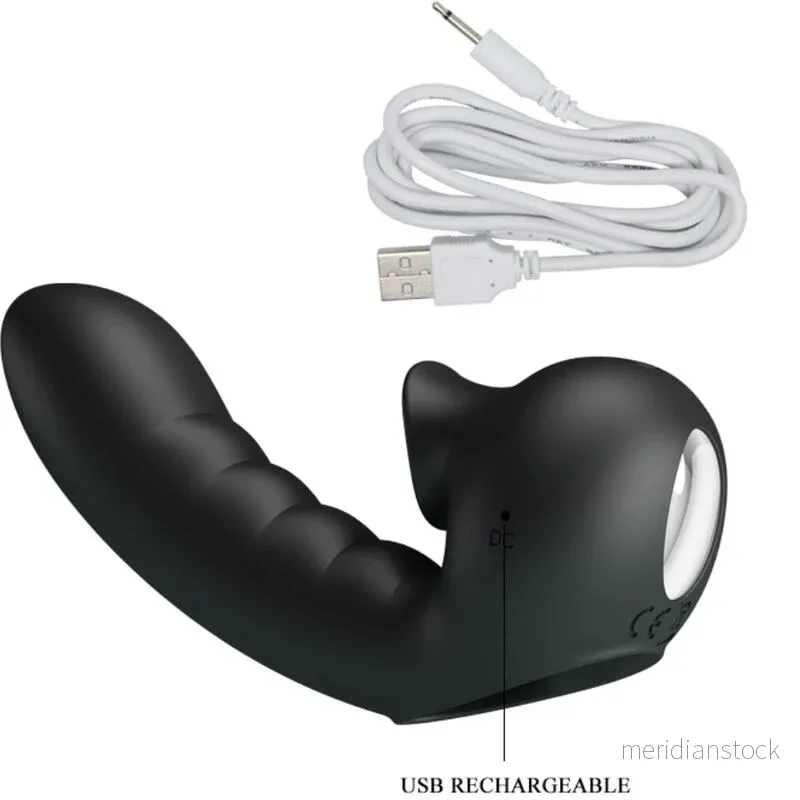PRETTY LOVE - HOBGOBLIN VIBRATING FINGER CASE 12 VIBRATIONS + CLITORIS STIMULATOR BLACK - Bild 2