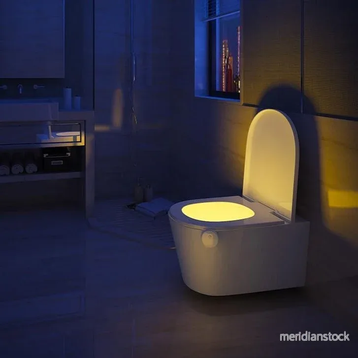 Rörelsestyrd toalett nattlampa - GlowBowl