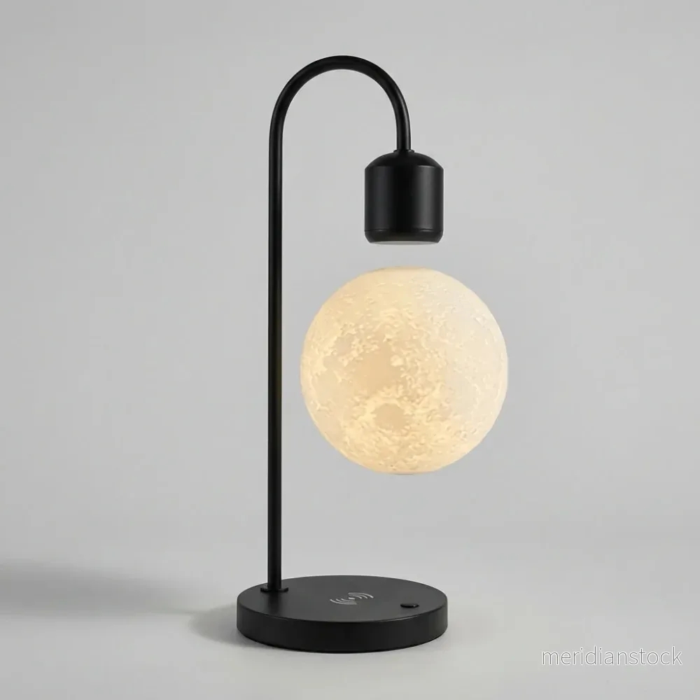 Trådlös nattduksbordslampa med laddfunktion - Lunafloat - Bild 2