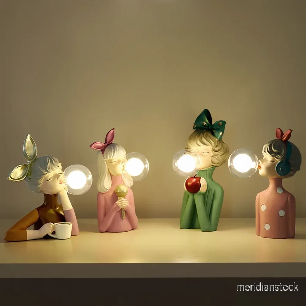 Dekorativ lampa med glasrör - CozyMuse - Bild 2