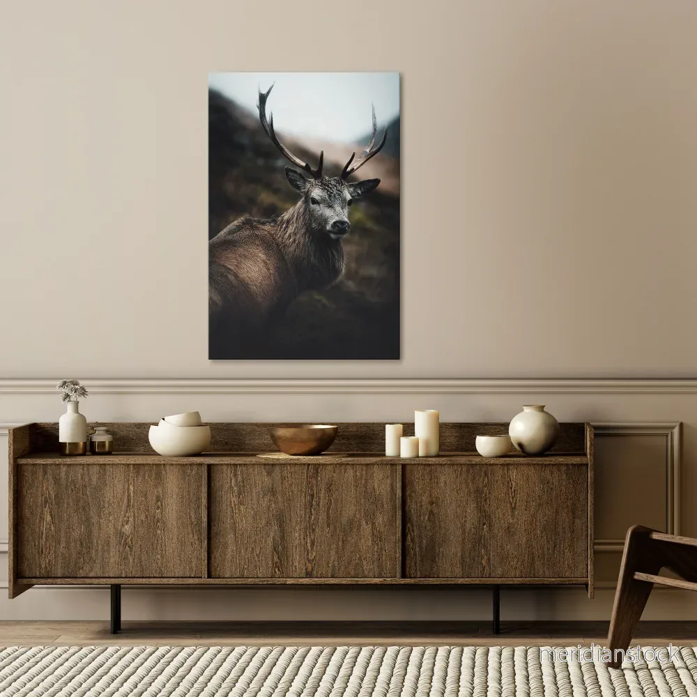 ELEGANT WILDERNESS GUARDIAN Vertical Canvas Print