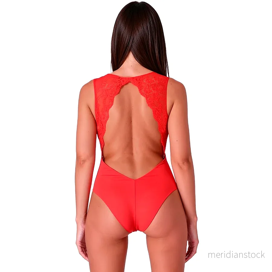 PASSION - EVALIE BODY RED S/M - Bild 3