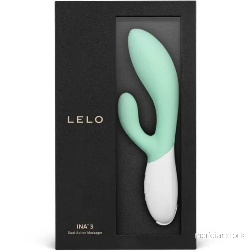 LELO - INA 3 GREEN RABBIT VIBRATOR LUXURY SEAWEED - Bild 2