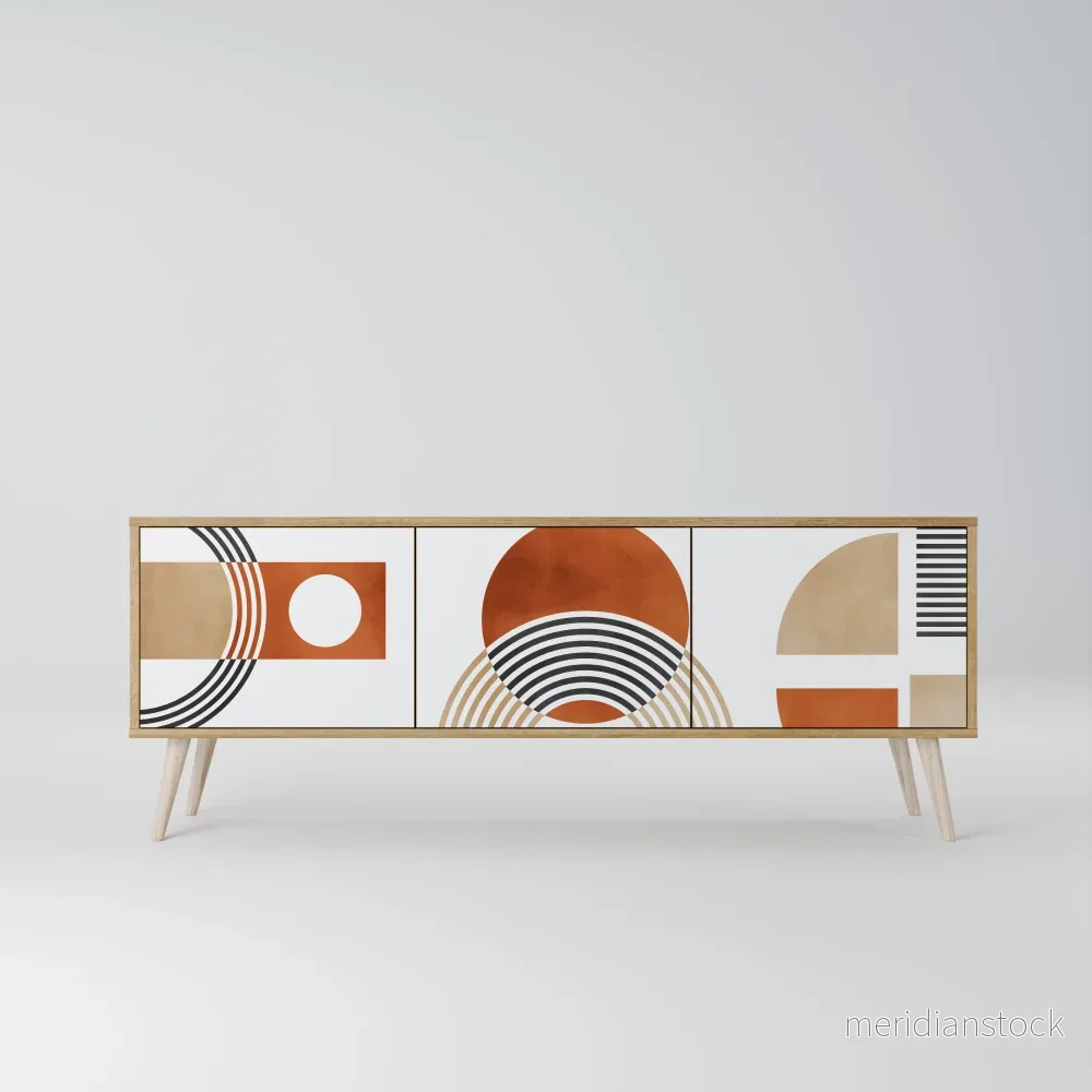 CIRCLE RHYTM TV-bänk med 3 dörrar - Bild 2