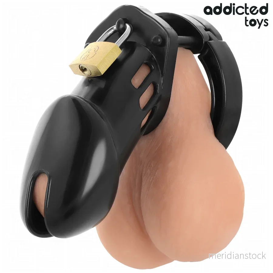 ADDICTED TOYS LOCKED - OBSIDIAN HOLD PENIS CAGE SIZE M - Bild 3