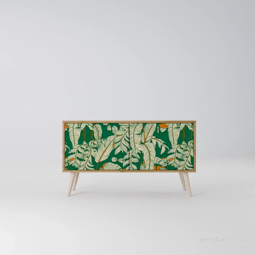 VERDANT PLEASURES Kompakt TV-bänk med 2 dörrar - Bild 2