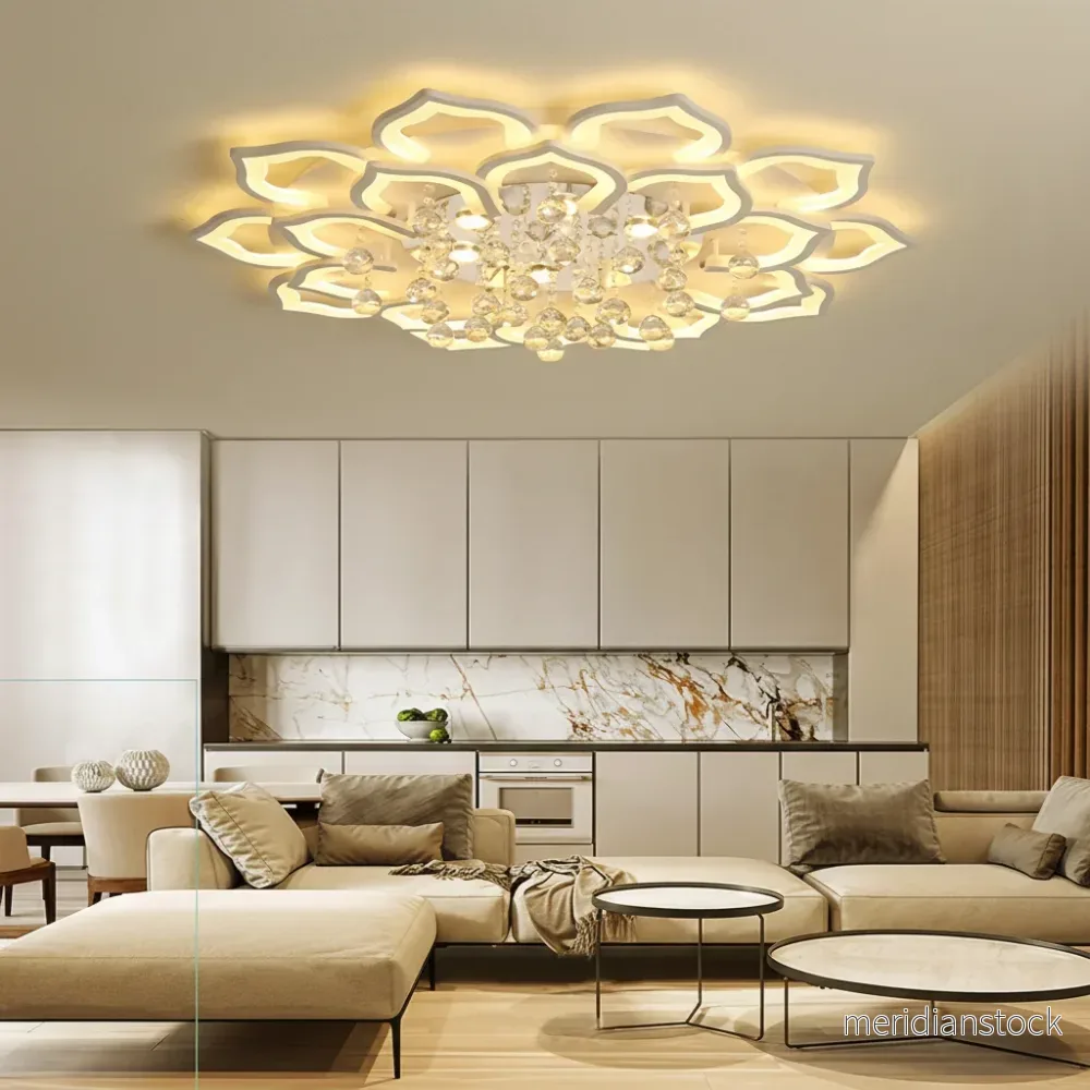 Modern lotusformad lampa – LotusGleam
