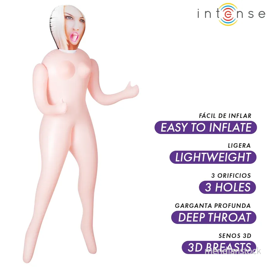 INTENSE DOLLS - IRINA INFLATABLE DOLL WITH THREE ORIFICES - Bild 2