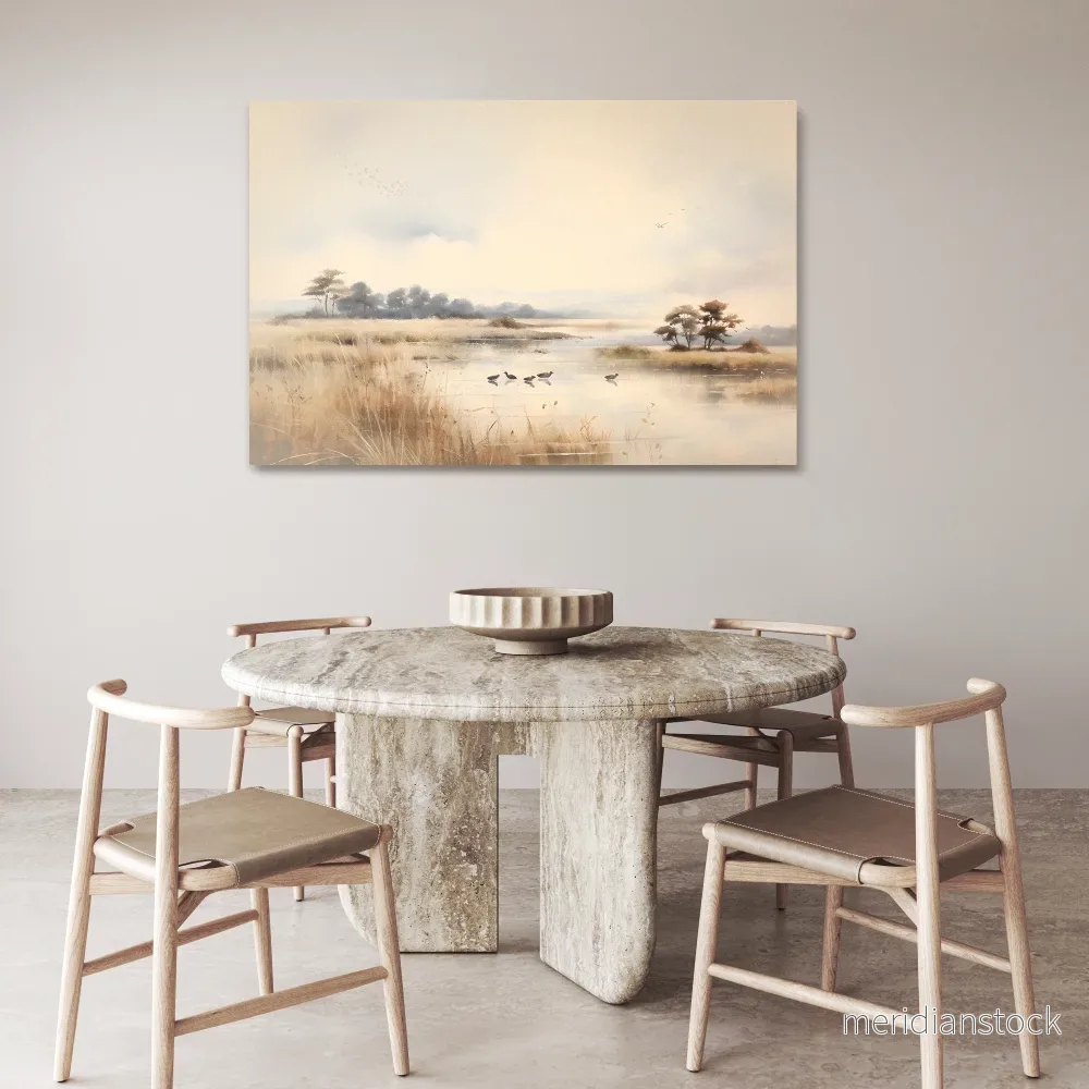 LAKESIDE NOSTALGY Horizontal Canvas Print - Bild 2