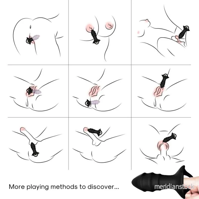 ARMONY - KYLIN FINGER VIBRATOR & ANAL PLUG REMOTE CONTROL BLACK - Bild 2