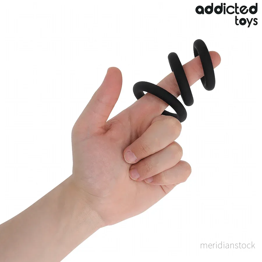 ADDICTED TOYS - SET OF SILICONE RINGS MODEL 1 - Bild 2
