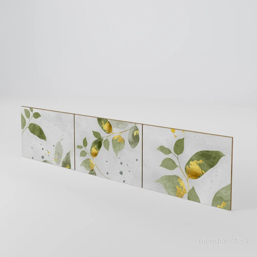 ELEGANT BOTANICS Luckset med 3 dörrar till TV-bänk ELEGANT BOTANICS Luckset med 3 dörrar till TV-bänk