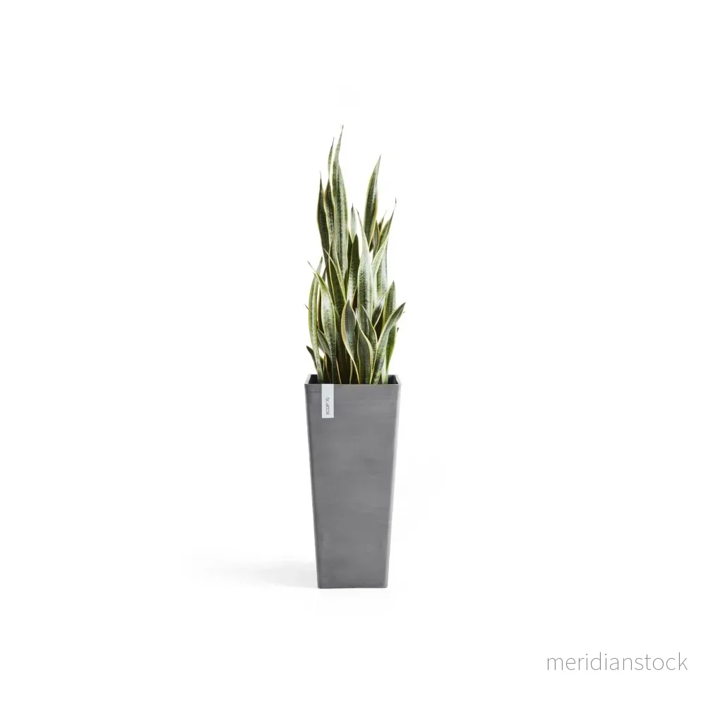Kruka Rotterdam hög 70cm grå
