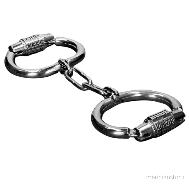 METAL HARD - HANDCUFFS WITH COMBINATION LOCK - Bild 2