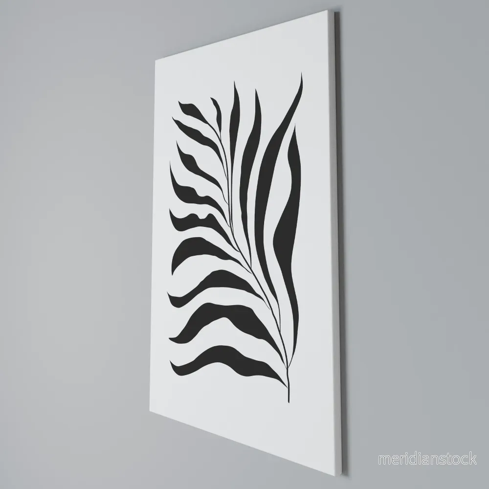 SHADOW PLANT Vertical Canvas Print - Bild 3