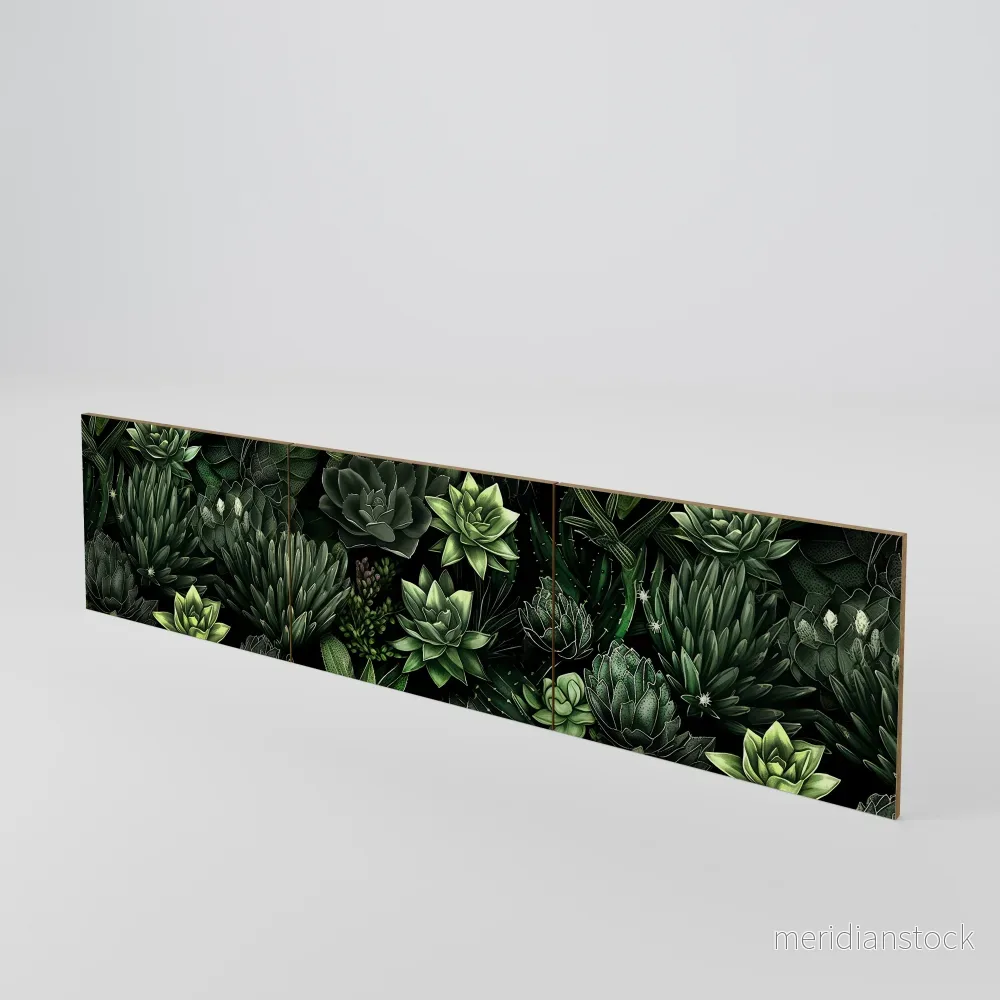 SUCCULENT JUNGLE Luckset med 3 dörrar till TV-bänk SUCCULENT JUNGLE Luckset med 3 dörrar till TV-bänk