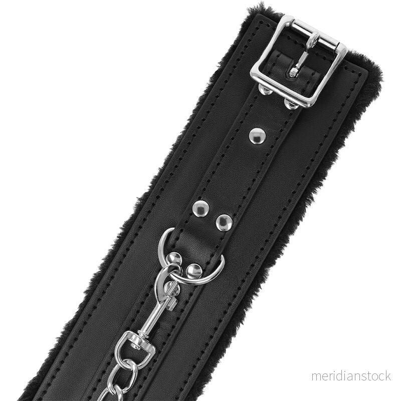 DARKNESS - BLACK LINED BDSM HANDCUFFS - Bild 2