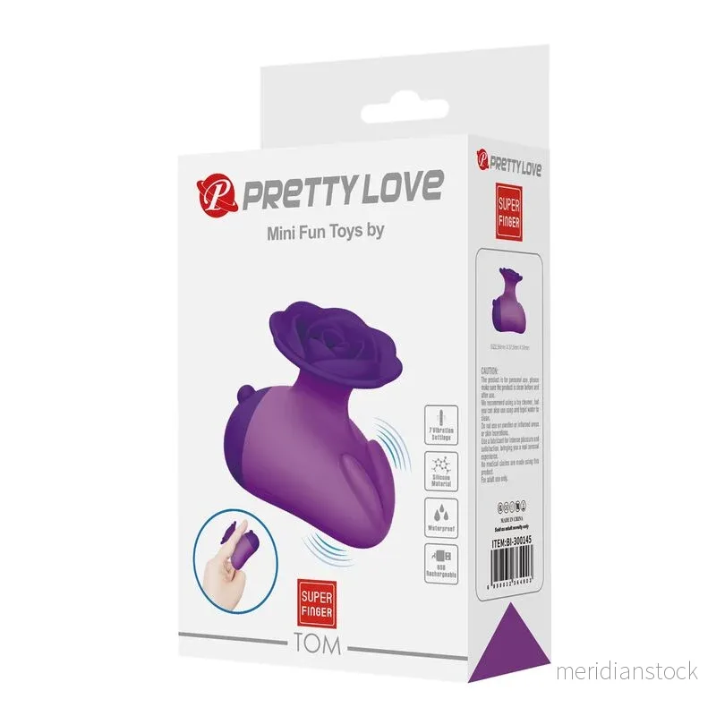 PRETTY LOVE - RECHARGEABLE CLITORAL STIMULATOR 7 MODES PURPLE - Bild 3