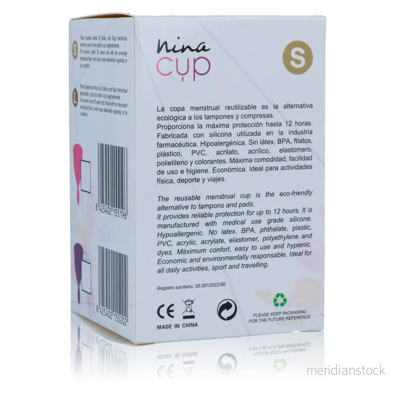 NINA KIKÍ - MENSTRUAL CUP PINK - SIZE S