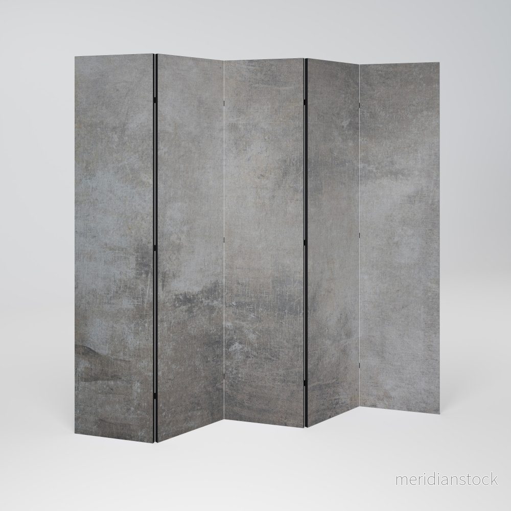 CONCRETE WALL Dekorativ rumsavdelare – 5 paneler - Bild 2