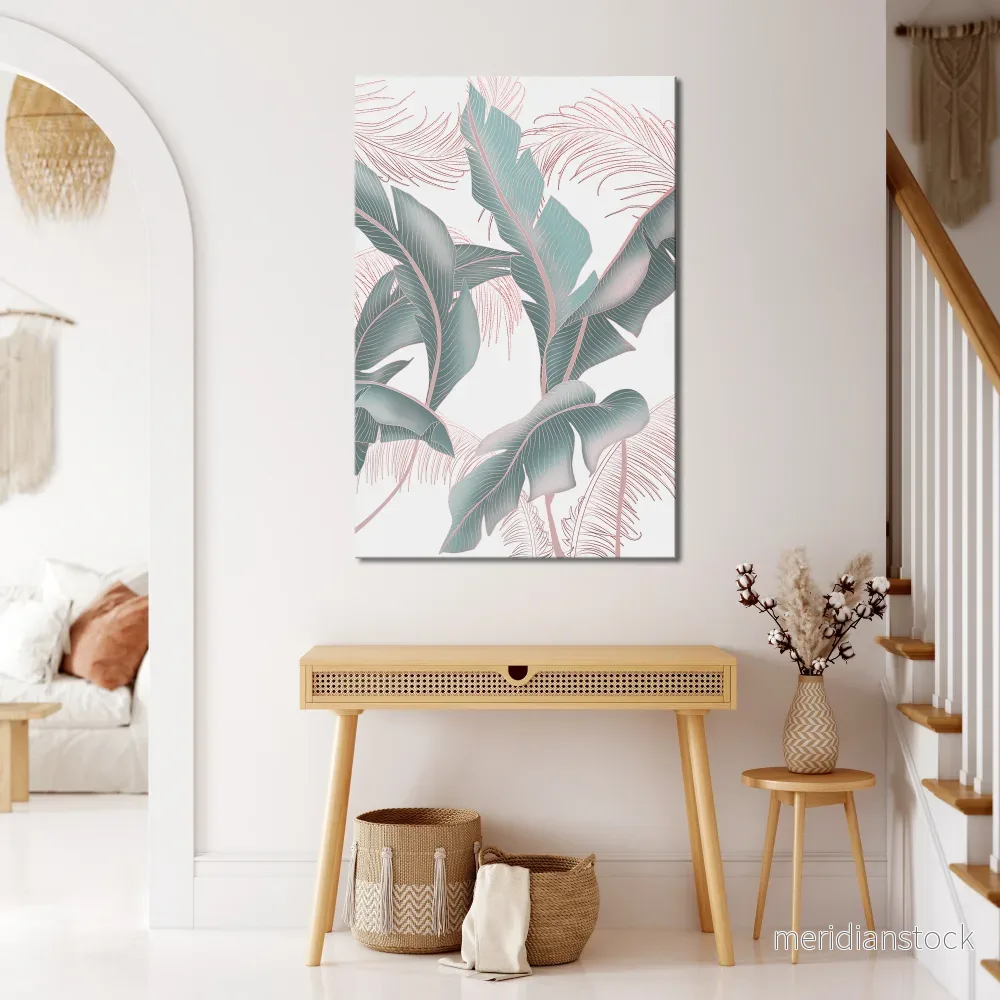 DELICATE BLISS Vertical Canvas Print - Bild 2