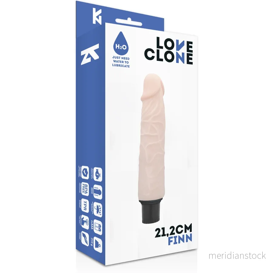 LOVECLONE - FINN SELF LUBRICATION VIBRATOR 21.2 CM -O- 3.8 CM - Bild 3