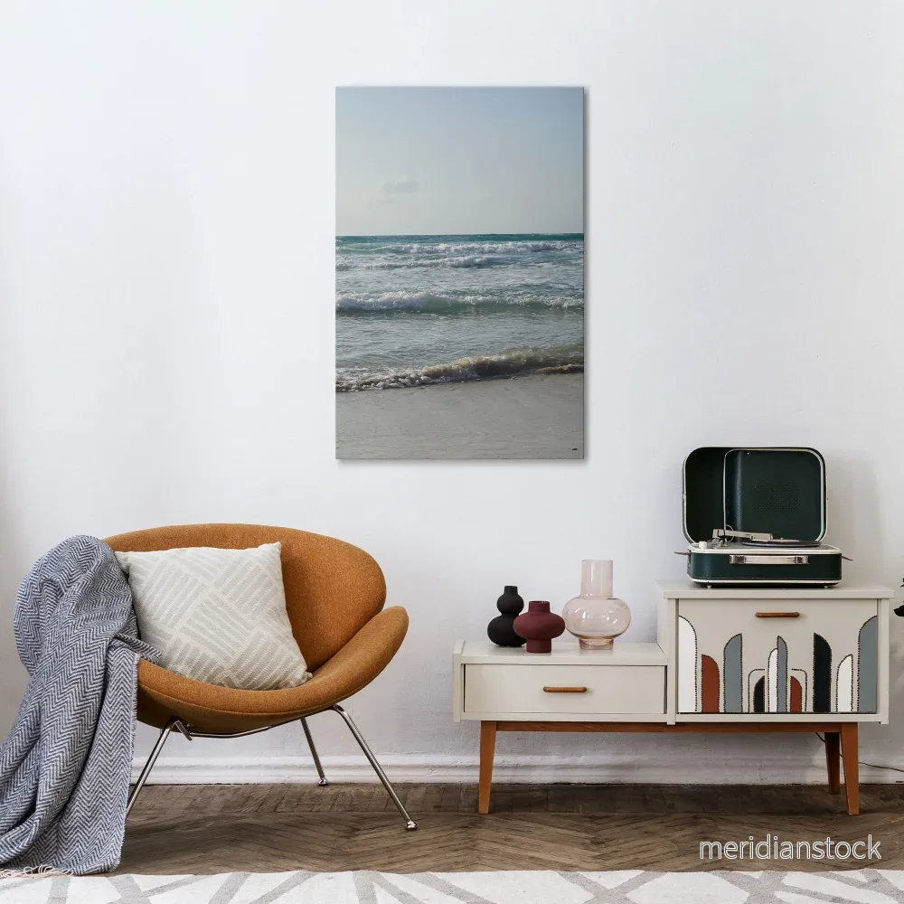 WAVES OF TRANQUILITY Vertical Canvas Print - Bild 2