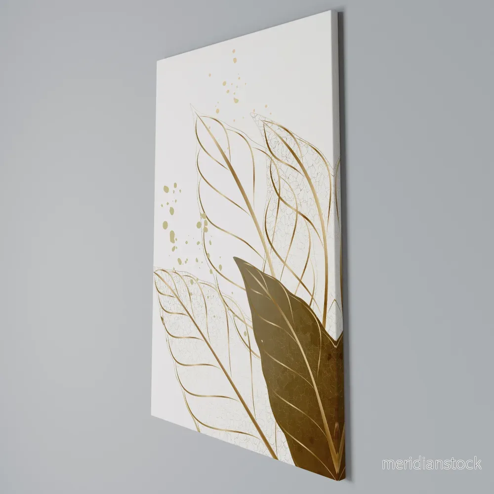 ELEGANCE IN FOLIAGE Vertical Canvas Print - Bild 3