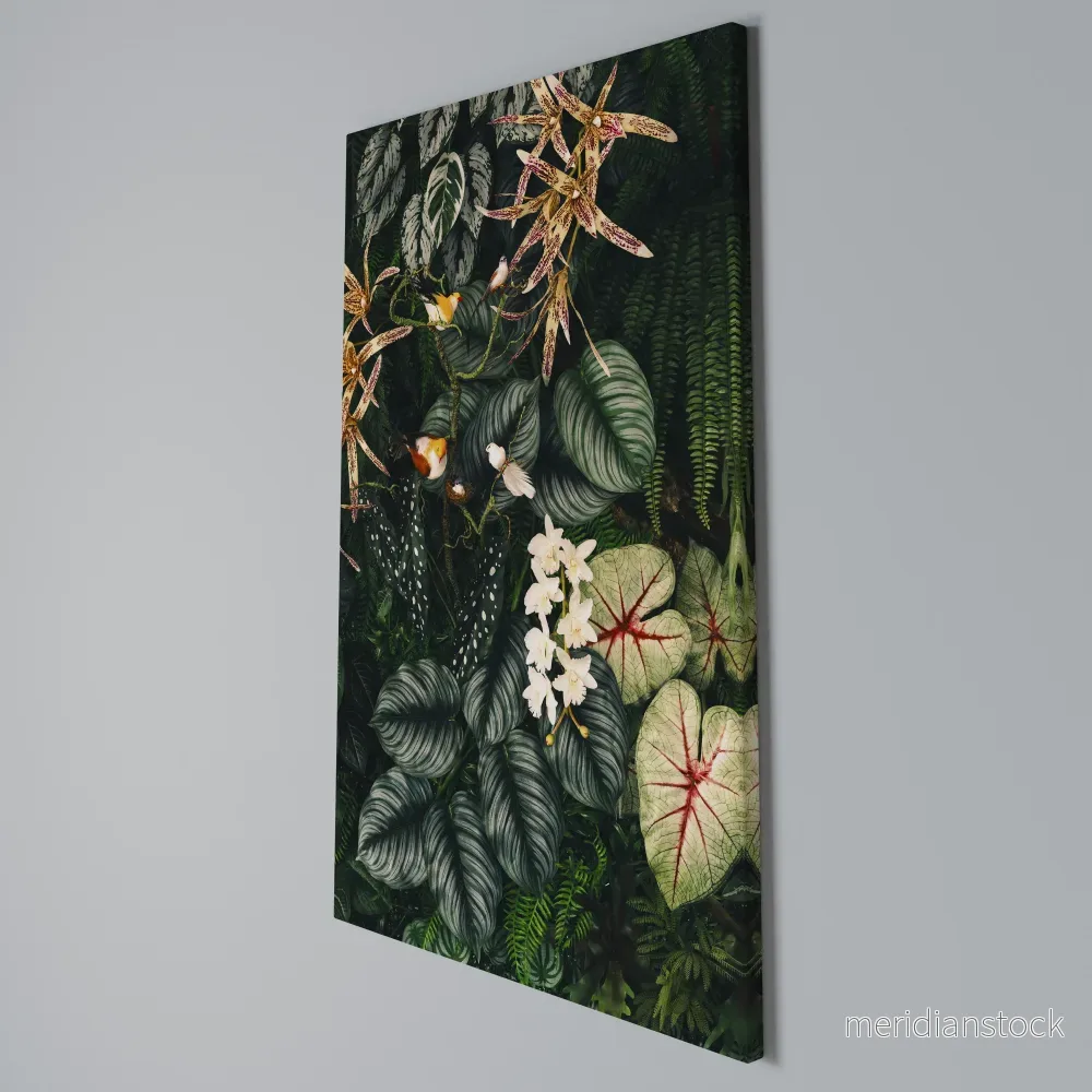 SILENT WILDERNESS Vertical Canvas Print - Bild 3