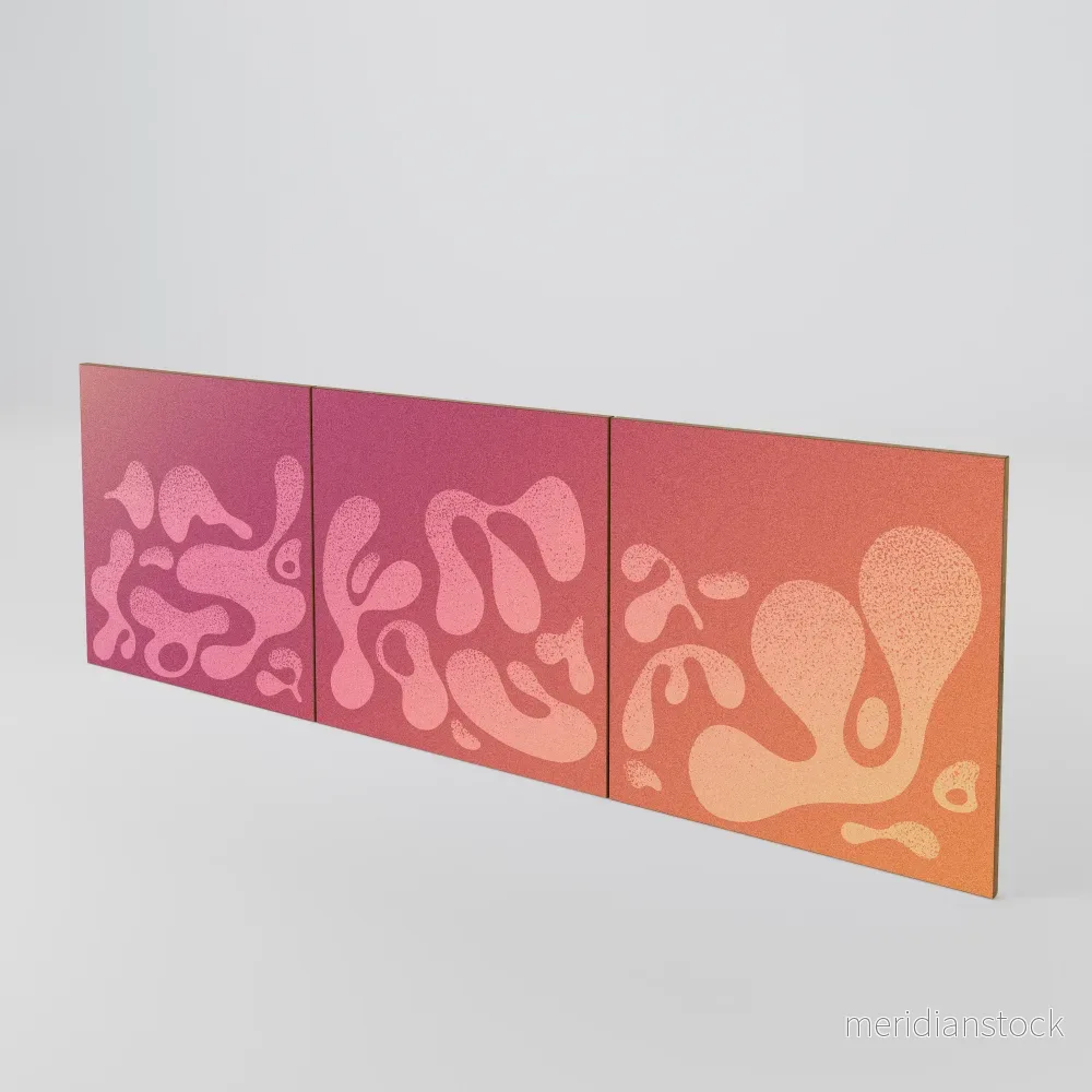 IRREGULAR PINK Luckset med 3 dörrar till sideboard IRREGULAR PINK Luckset med 3 dörrar till sideboard