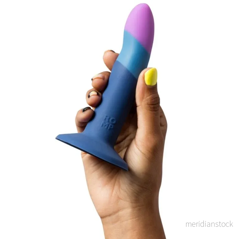 ROMP - PICCOLO SILICONE DILDO WITH TRICOLOR SUCTION CUP 14 CM - Bild 3
