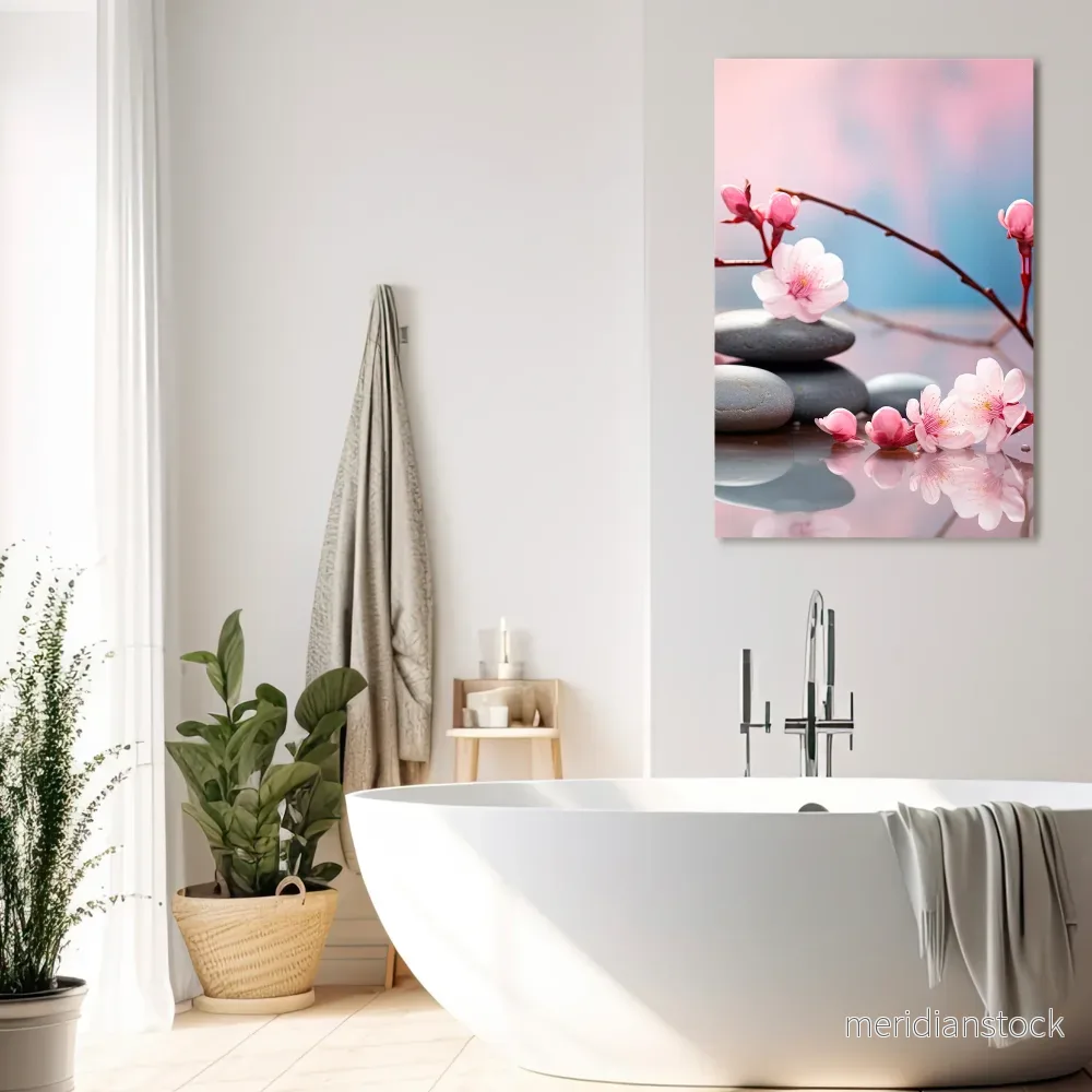 BALANCE OF NATURE Vertical Canvas Print - Bild 2