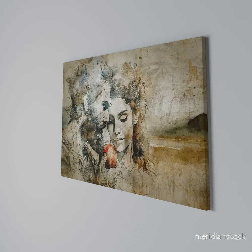 WHISPERS OF TEMPTATION Horizontal Canvas Print - Bild 3