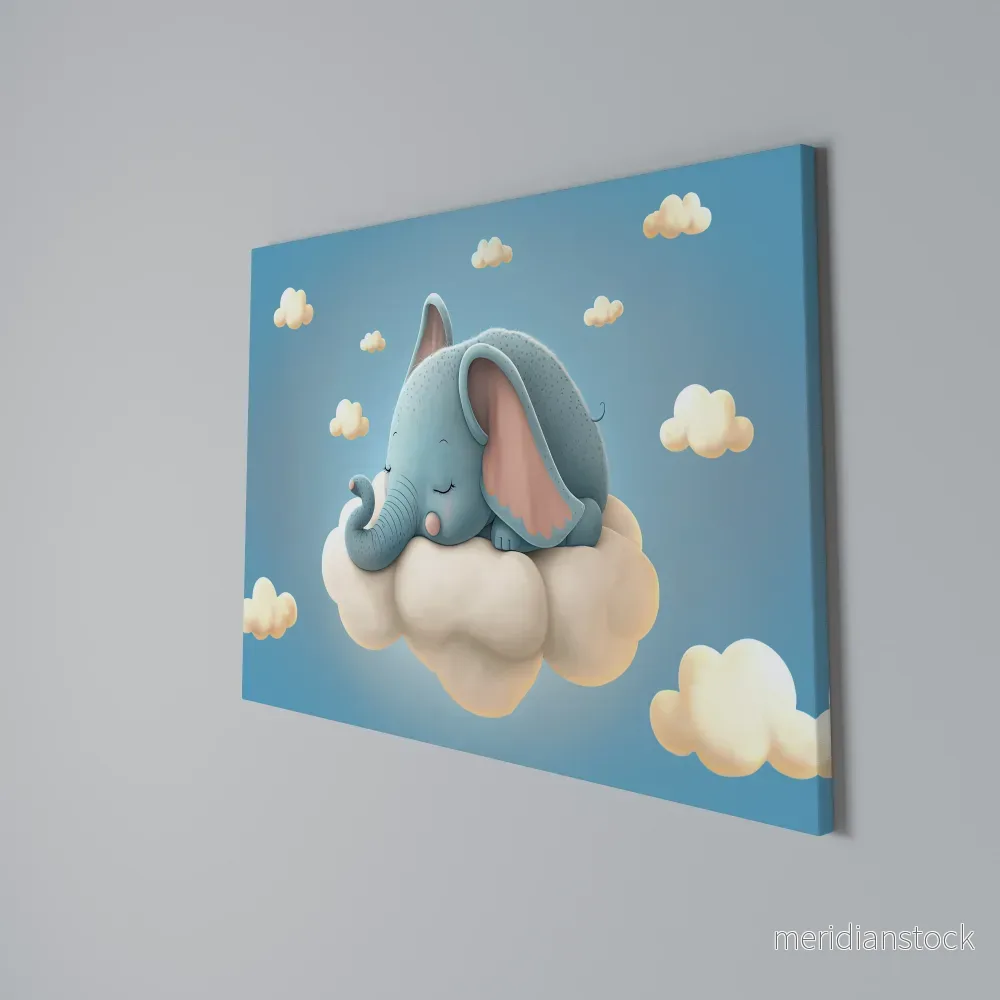 ELEPHANT DREAMS Horizontal Canvas Print - Bild 3