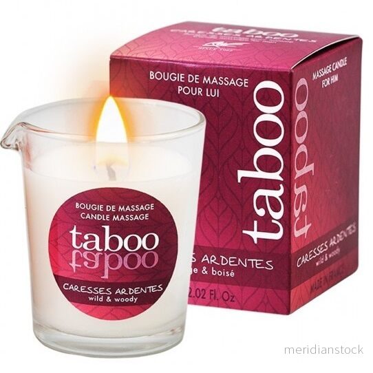 RUF - TABOO MASSAGE CANDLE FOR HIM CARESSES ARDENTES FERN AROMA - Bild 2