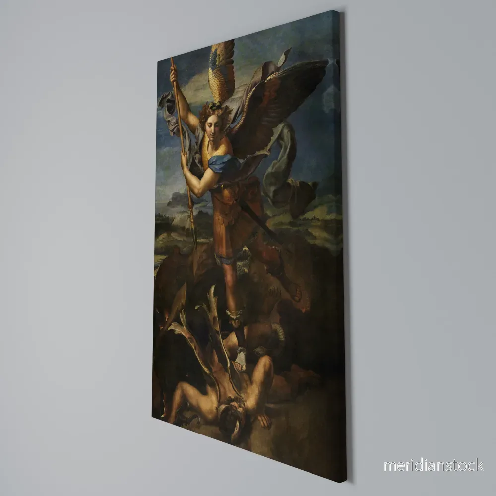 FURY AND FAITH Vertical Canvas Print - Bild 3