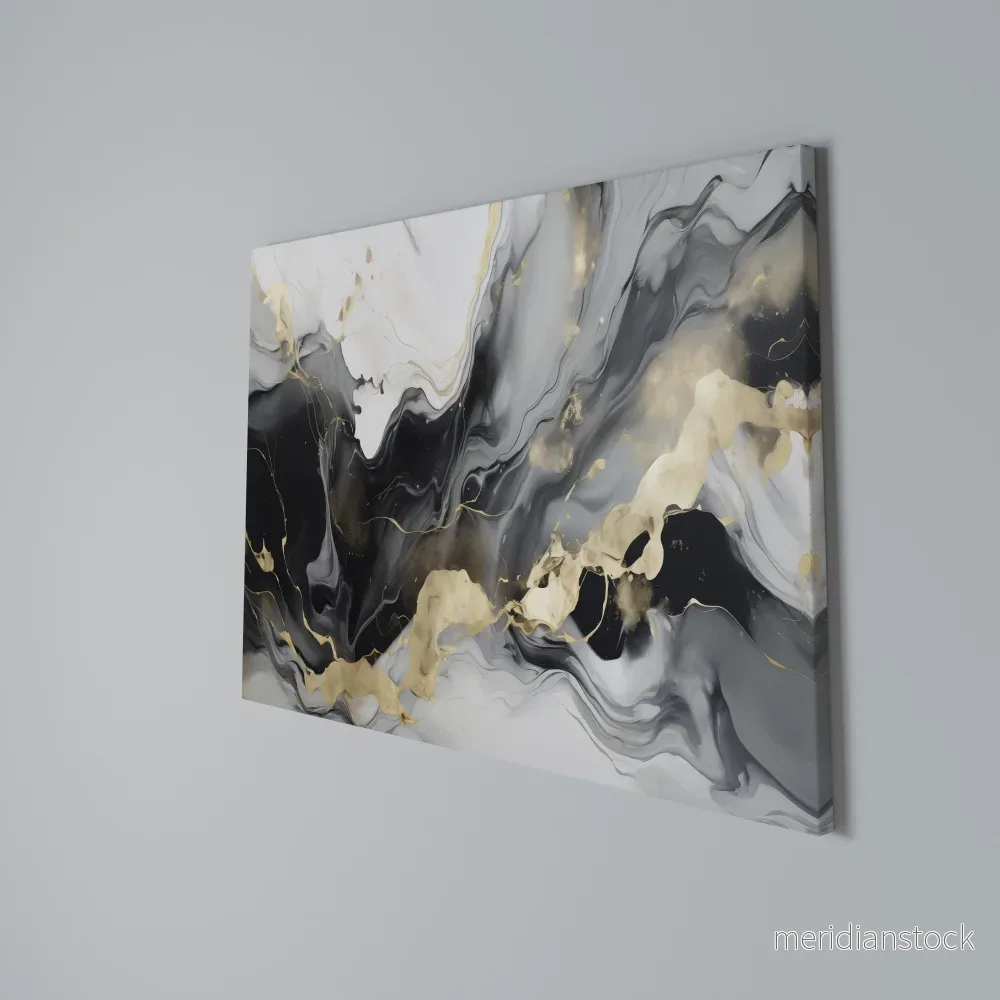 HARMONIOUS VEINS Horizontal Canvas Print - Bild 3