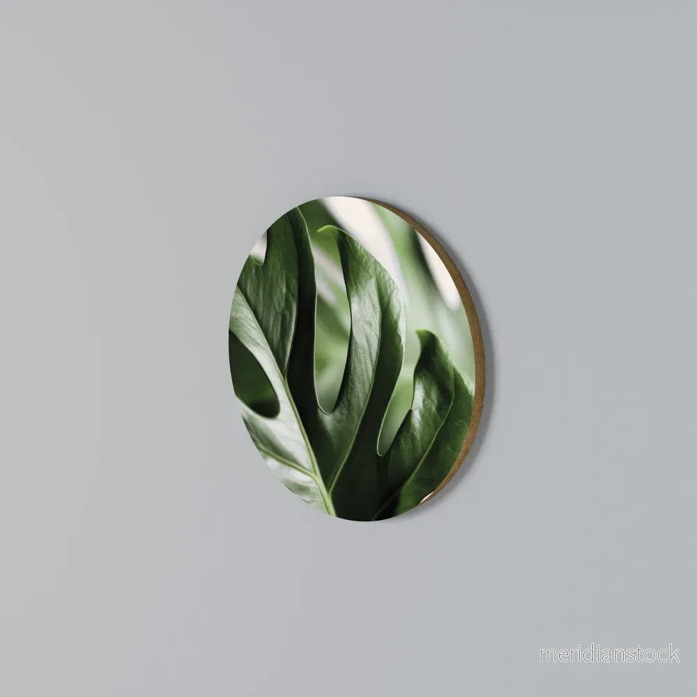 SHARP MONSTERA Rund väggdekor - Bild 3