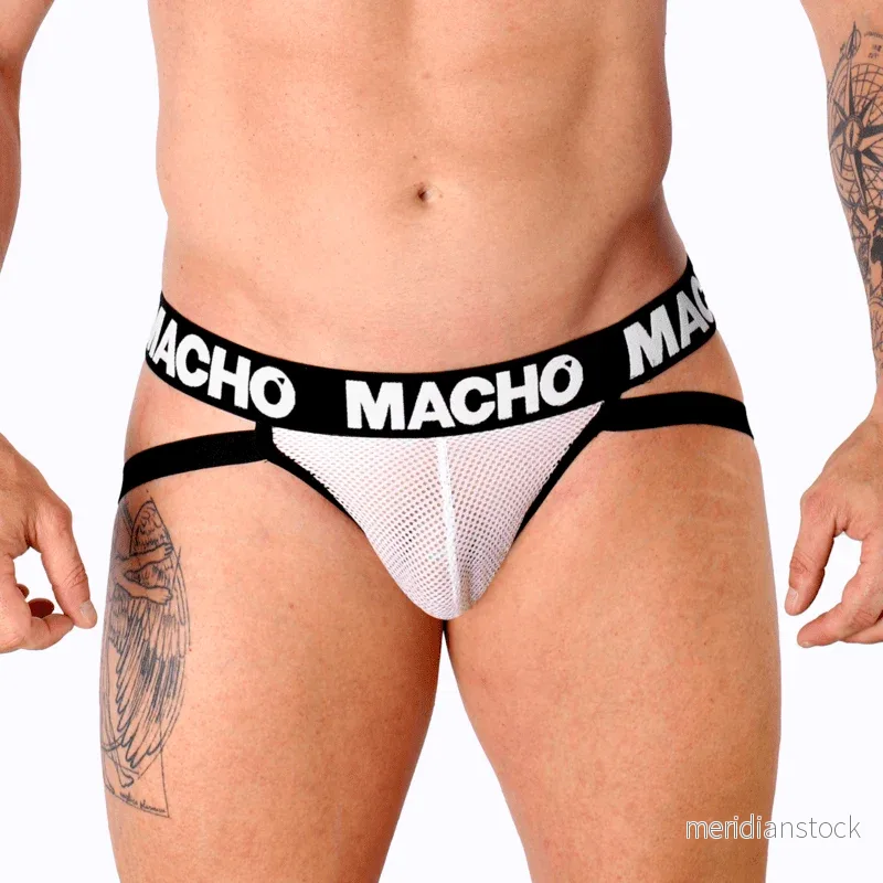 MACHO - MX26X1 JOCK GRID WHITE S - Bild 3
