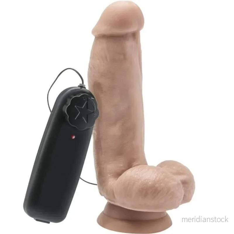 GET REAL - DILDO 12 CM WITH BALLS VIBRATOR SKIN - Bild 3