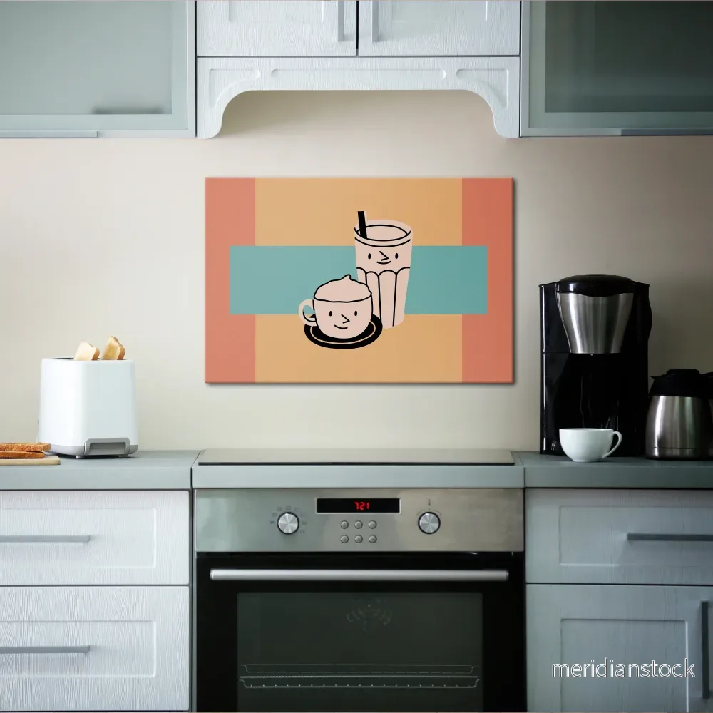 COFFEE PLEASURES Horizontal Canvas Print