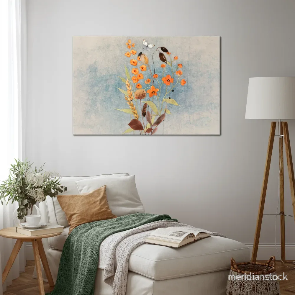WHISPERS OF WILDFLOWERS Horizontal Canvas Print - Bild 2