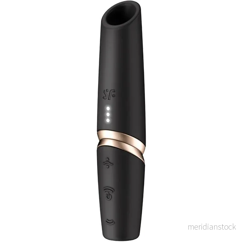 SATISFYER - PERFECT KISS WAVE CLITORIS STIMULATOR BLACK / GOLD - Bild 2