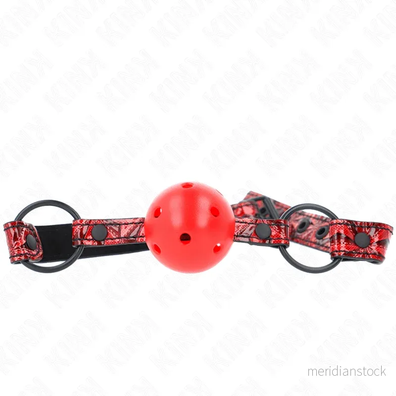 KINK - DIAMOND PATTERN BALL 4.5 CM GAG MODEL 1 64.5 CM ADJUSTABLE 42-60 CM